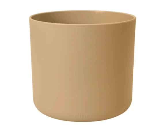 Cachepot B For Soft Sabbia Dorata D14x13cm in Plastica Riciclato – Elho