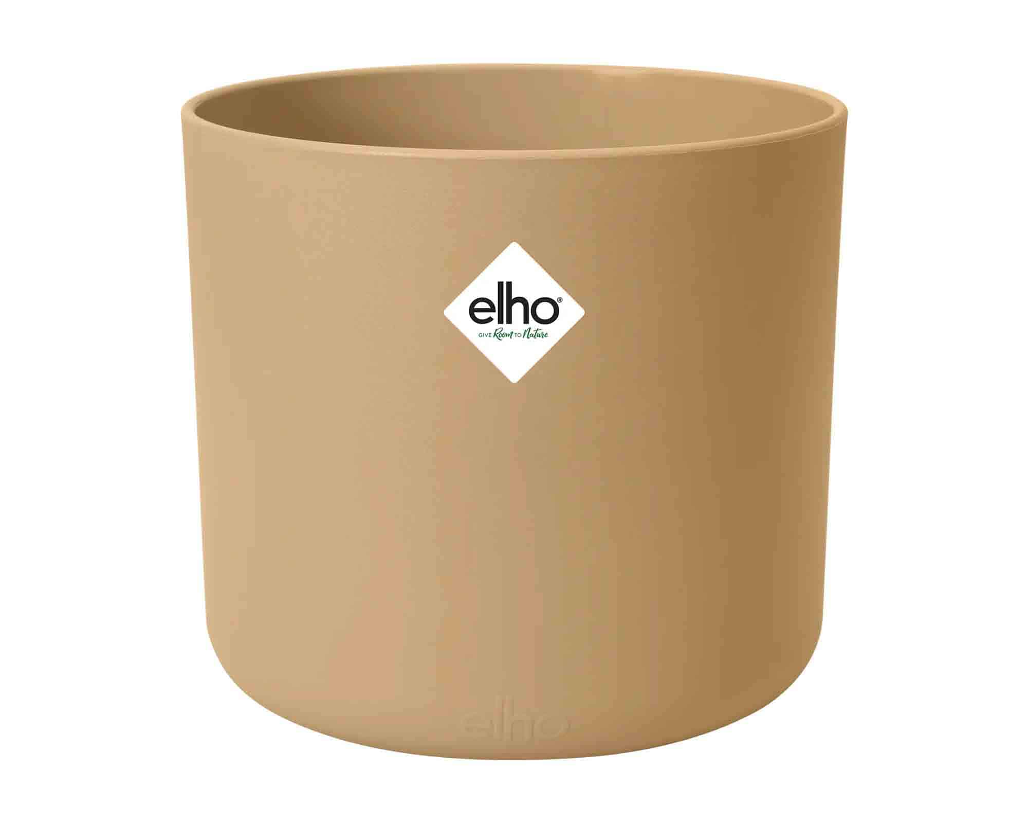 Cachepot B For Soft Sabbia Dorata D14x13cm in Plastica Riciclato - Elho - immagine 2