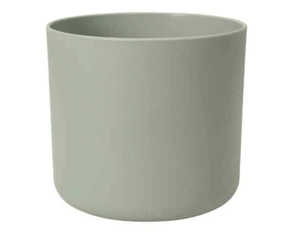 Cachepot B For Soft Verde Pietra D16x15cm in Plastica Riciclato – Elho