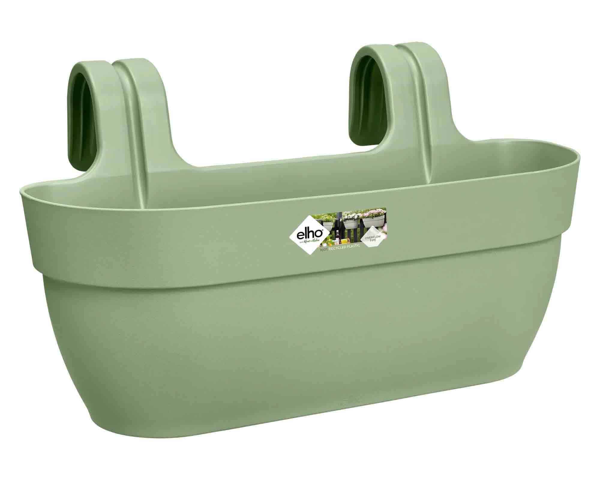 Balconetta Vibia Campana Easy Hanger Verde Pistacchio 36x24x27cm in Plastica Riciclato - Elho - immagine 3