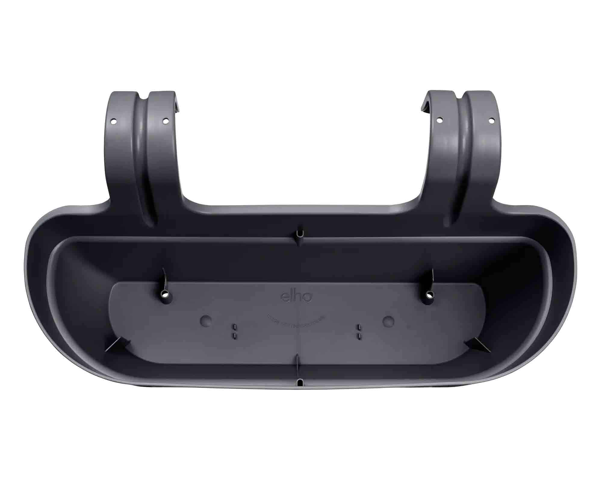 Balconetta Vibia Campana Easy Hanger Antracite L 46x24x27cm in Plastica Riciclato - Elho - immagine 4