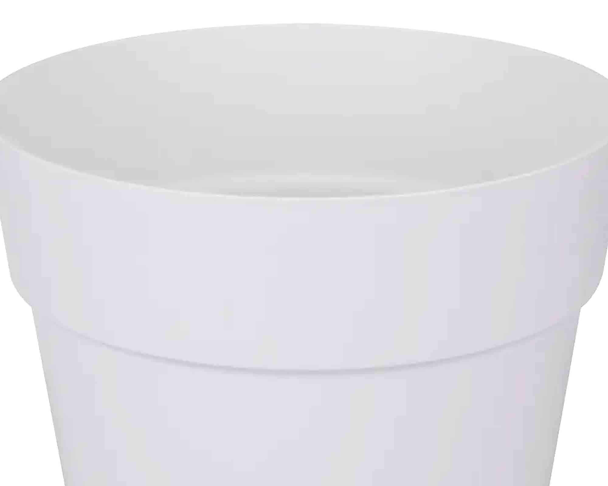 Vaso Loft Urban High Bianco D42x56cm in Plastica Riciclata - Elho - immagine 4