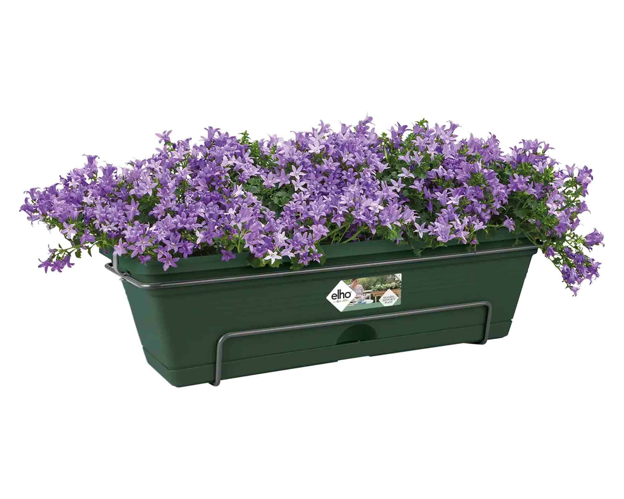 Balconetta con Supporto Trough Allin Verde 50x26x17cm in Plastica Riciclato - Elho - immagine 3