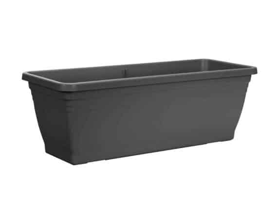 Fioriera Trough Antracite 50cm in Plastica Riciclato – Elho