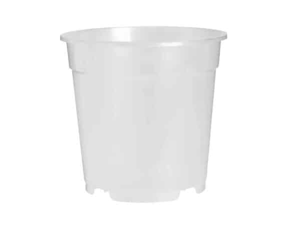 Cachepot Tondo per Orchidea Trasparente D9cm in Plastica – Elho