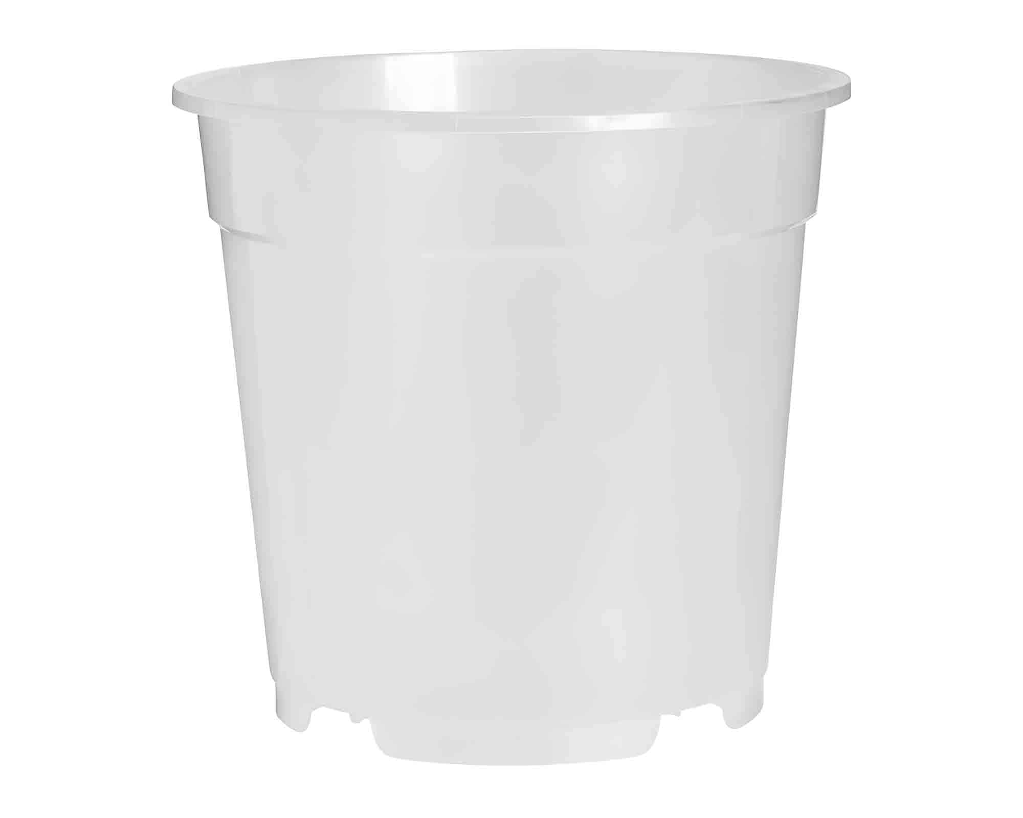 Cachepot Tondo per Orchidea Trasparente D19cm in Plastica - Elho