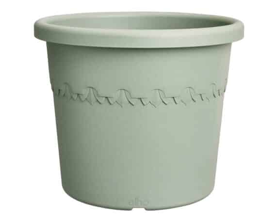 Vaso Cilindro Algarve Verde Timo D58x48cm in Plastica Riciclata – Elho