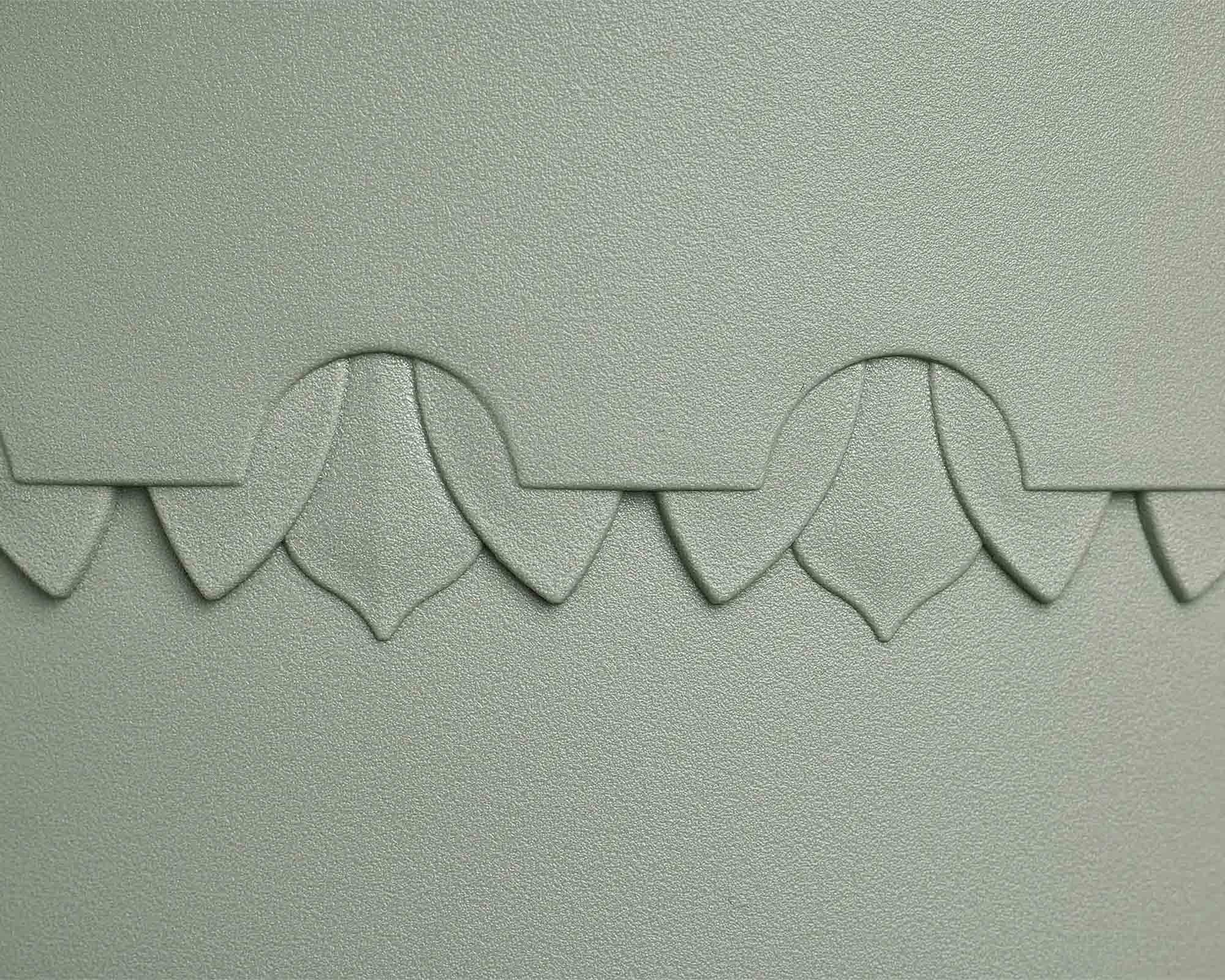 Vaso Cilindro Algarve Verde Timo D58x48cm in Plastica Riciclata - Elho - immagine 4