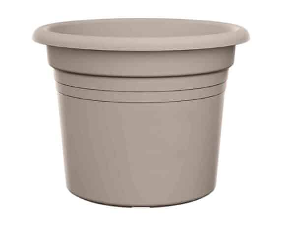 Vaso Cilindro Mediterran Tortora D40cm in Plastica Riciclata – Elho