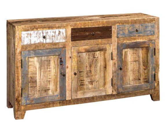 Credenza Brest 3 Cassetti + 3 Ante 145x40x84cm in Legno – Agora