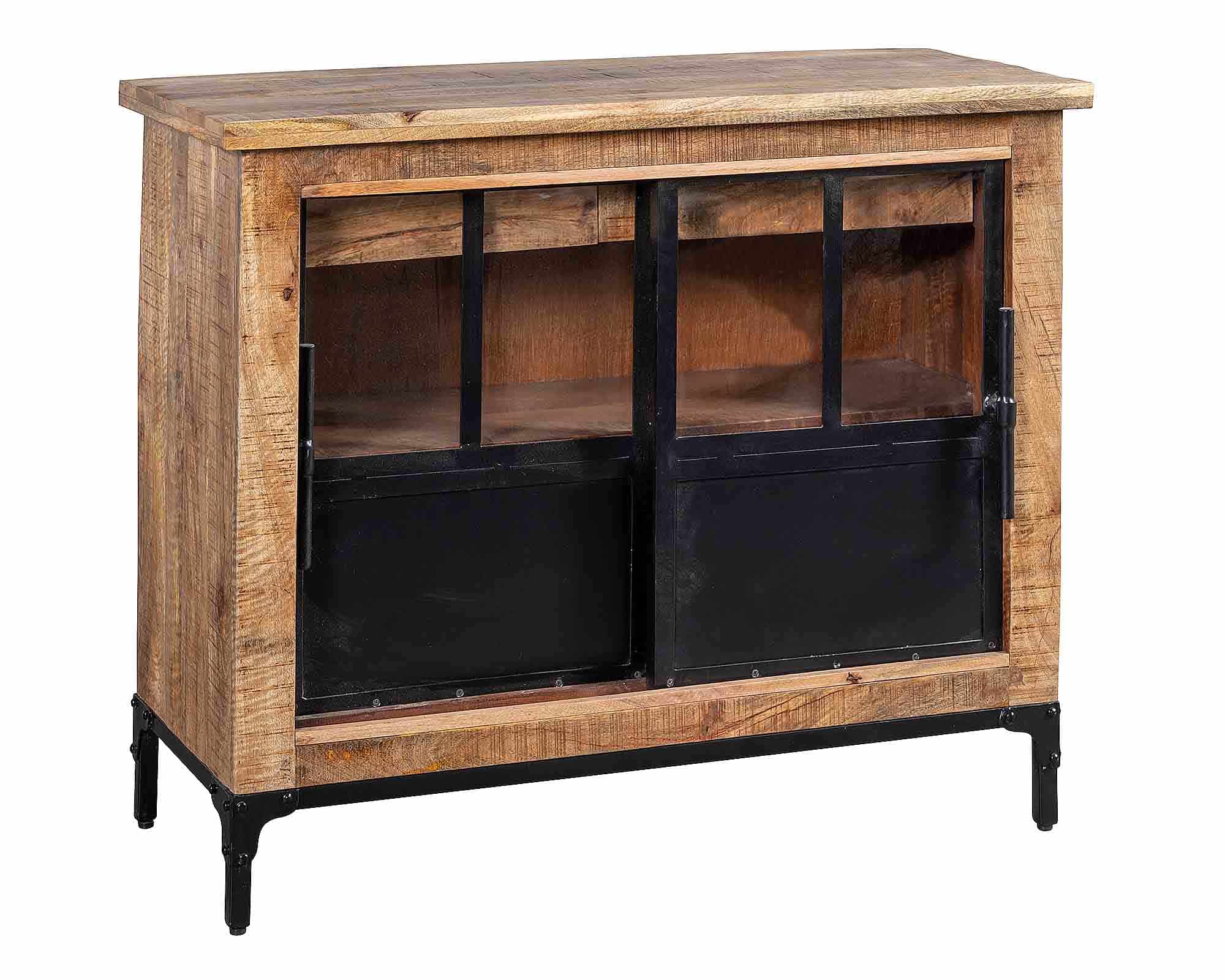 Credenza Playmouth 2 Cassetti + 2 Ante Brest 100x45x91cm in Legno - Agora