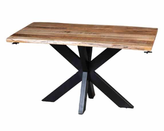 Tavolo Allungabile Pike 85×160/240x78cm in Legno e Metallo – Agora