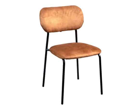 Sedia Iside 45x53x85cm in Tessuto e Metallo – Agora