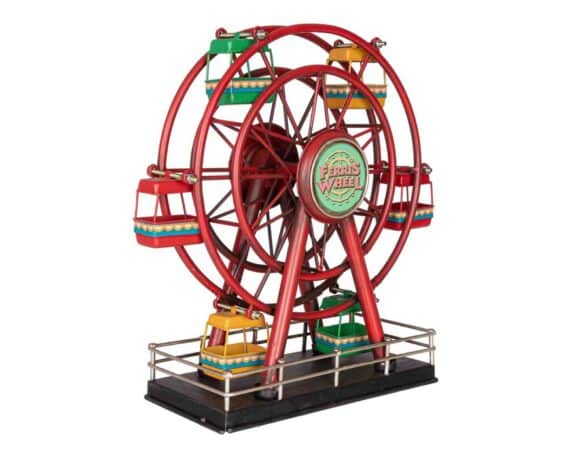 Decorazione Ruota Panoramica di Natale 30×11,5×31,5cm in Metallo – Bizzotto