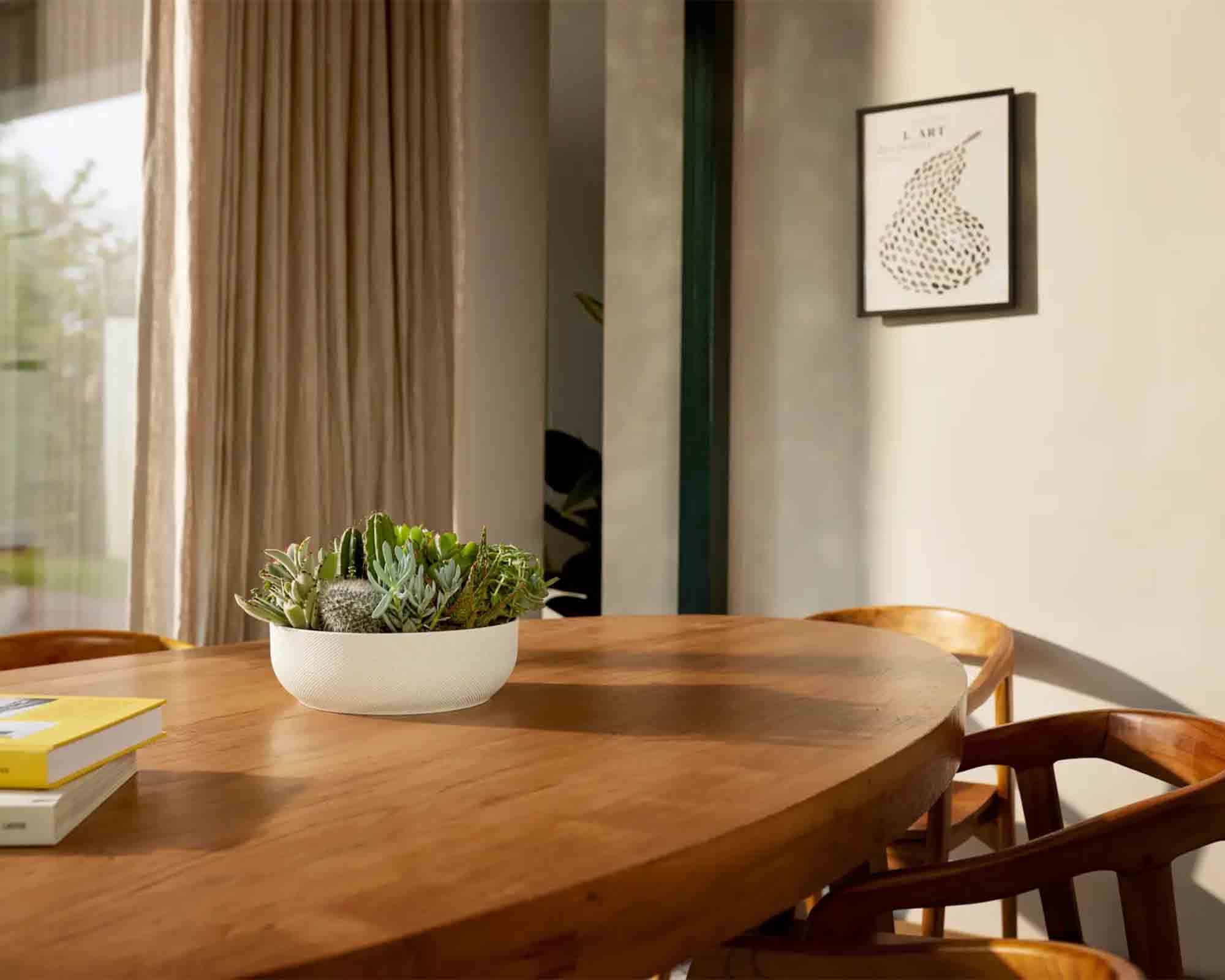 Cachepot Ciotola Jazz Silky Bianco D28x9cm in Plastica Riciclato - Elho - immagine 8