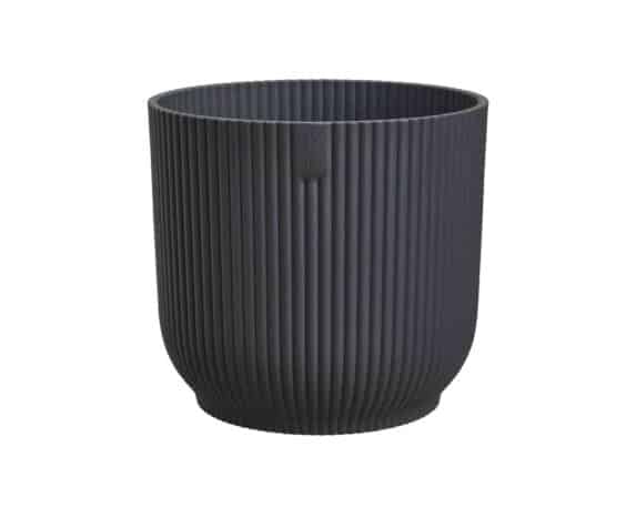 Cachepot Tondo Vibes Antracite D14x13cm – Elho