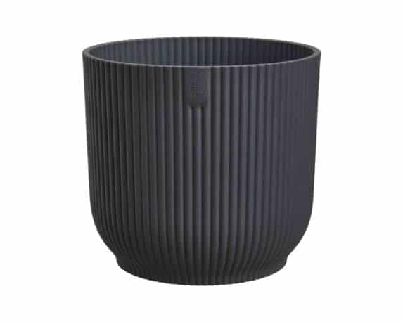 Cachepot Tondo Vibes Antracite D22x20cm – Elho