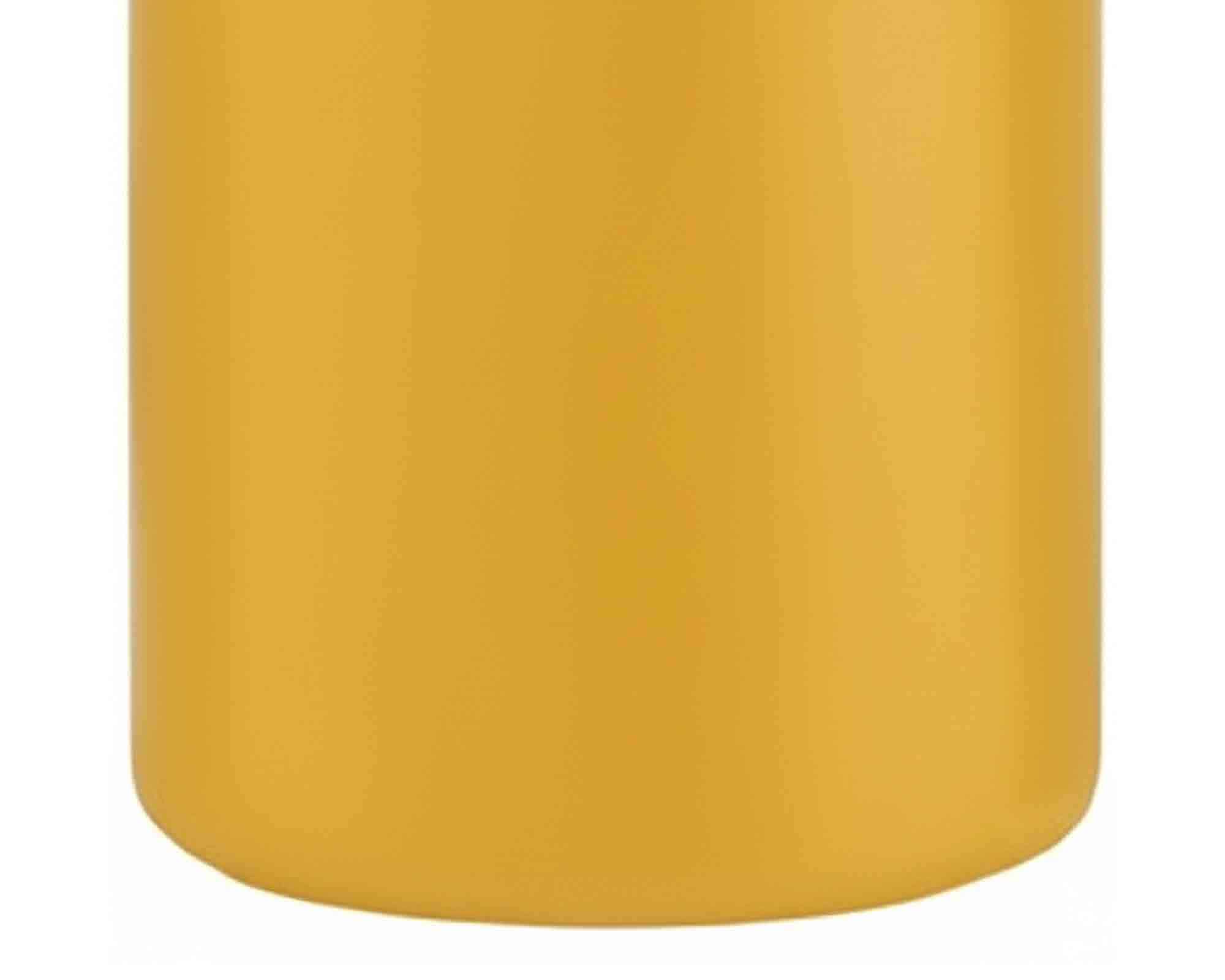 Candela a Testa Piatta a Immersione con Cellofan Giallo Mais D6x10cm in Cera - Wiedemann - immagine 2