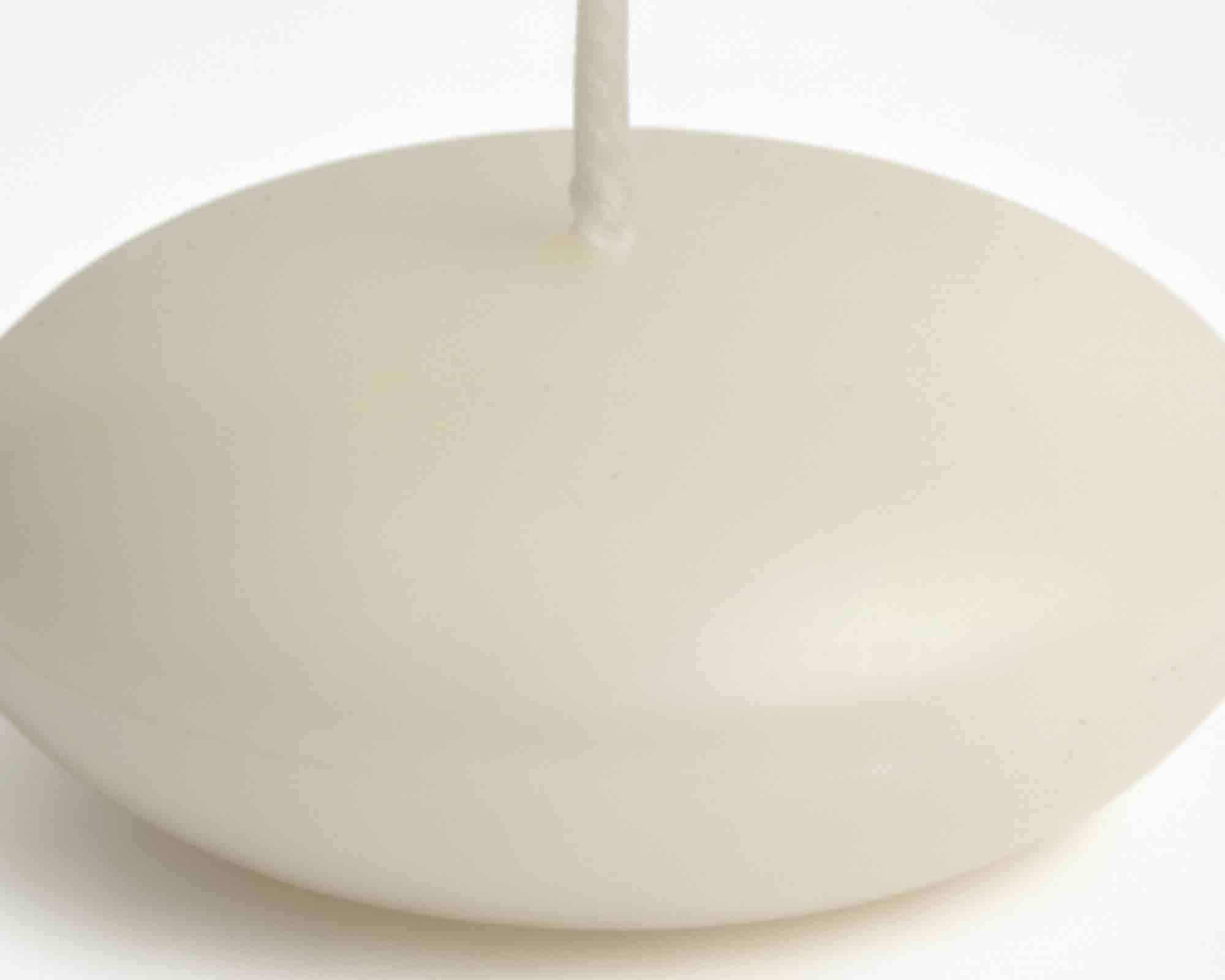 Candela Galleggiante a Immersione Avorio D4,5x4,5cm in Cera - Wiedemann - immagine 2