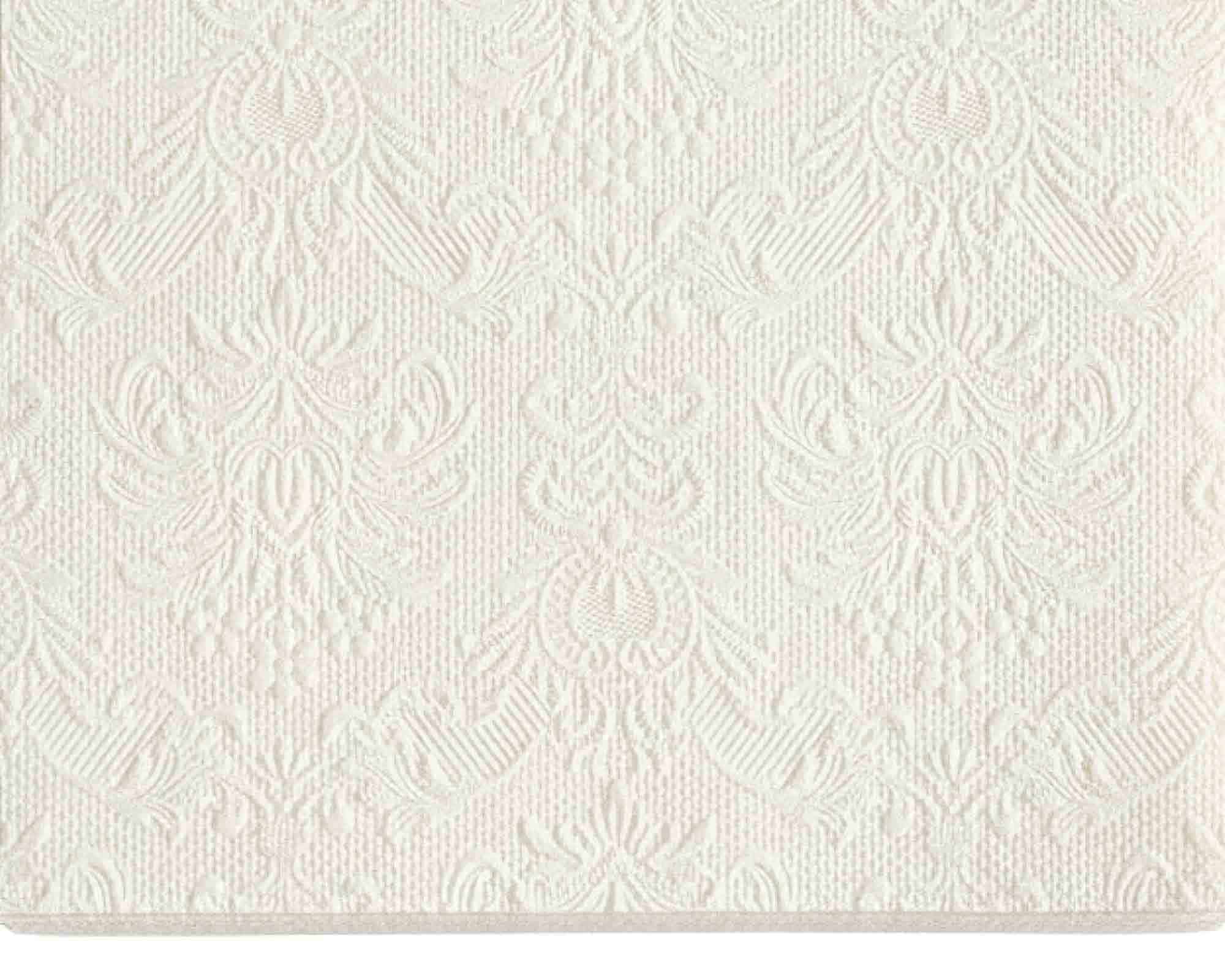 Tovaglioli Eleganti Color Bianco Perla 33x33cm in Carta - immagine 3