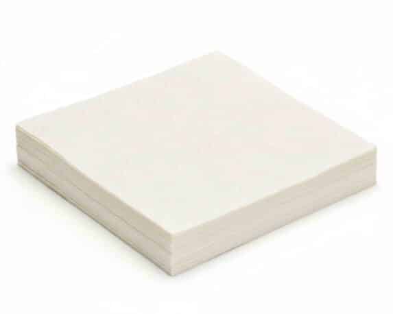 Tovaglioli Eleganti Color Bianco Perla 25x25cm in Carta