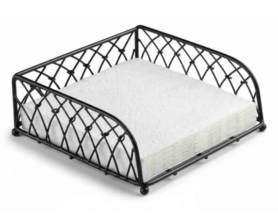 10071481-NAPKIN HOLDER KNOTTED WIRE BIG BLACK-19402430_0001_Sharper Napkin Holder (1)