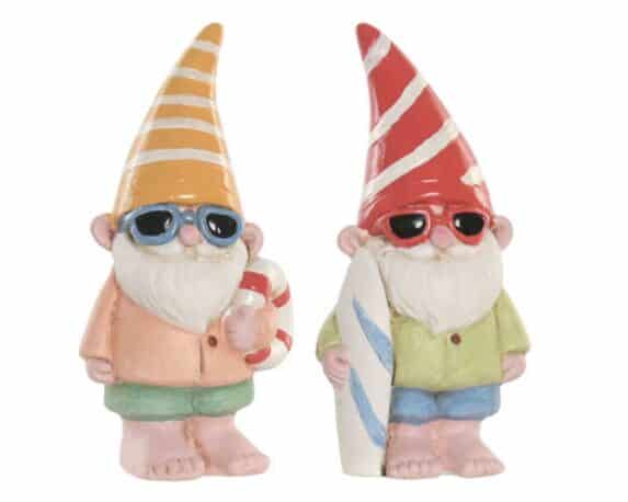 Decorazione Gnomo in Piedi Assortito 8x6x17cm in Ceramica – Item