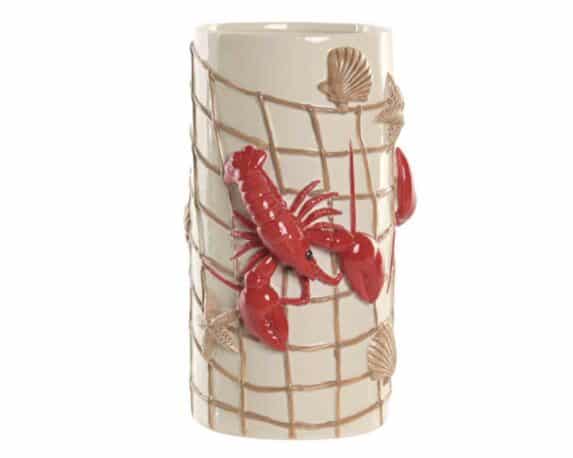 Vaso con Aragosta 20x17x30cm in Ceramica – Item