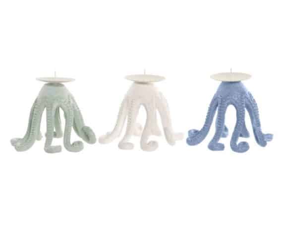 Portacandela a Forma di Tentacoli Assortito 14×15,5×12,5cm in Resina – Item