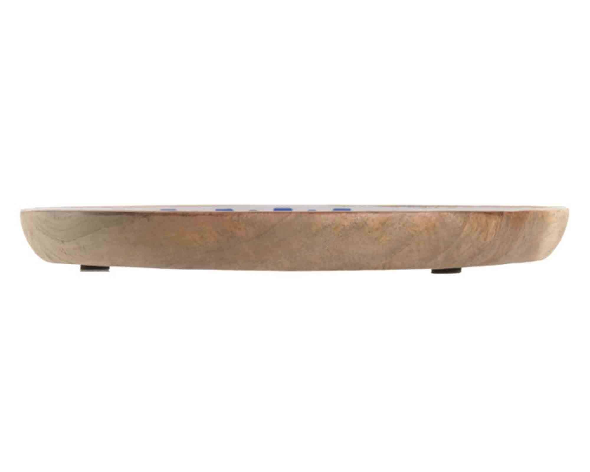Centrotavola con Cavaluccio Marino Tondo 25x25x2,5cm in Legno - Item - immagine 3