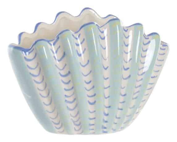 Vaso a Forma di Conchiglia 22×11,5x15cm in Porcellana – Item