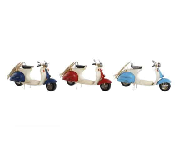 Decorazione Motorino Assortito 32x11x17cm in Metallo – Item