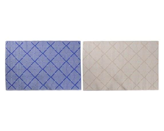 Tappeto Rettangolare con Rombi Assortito 120x180x1cm in Tessuto – Item
