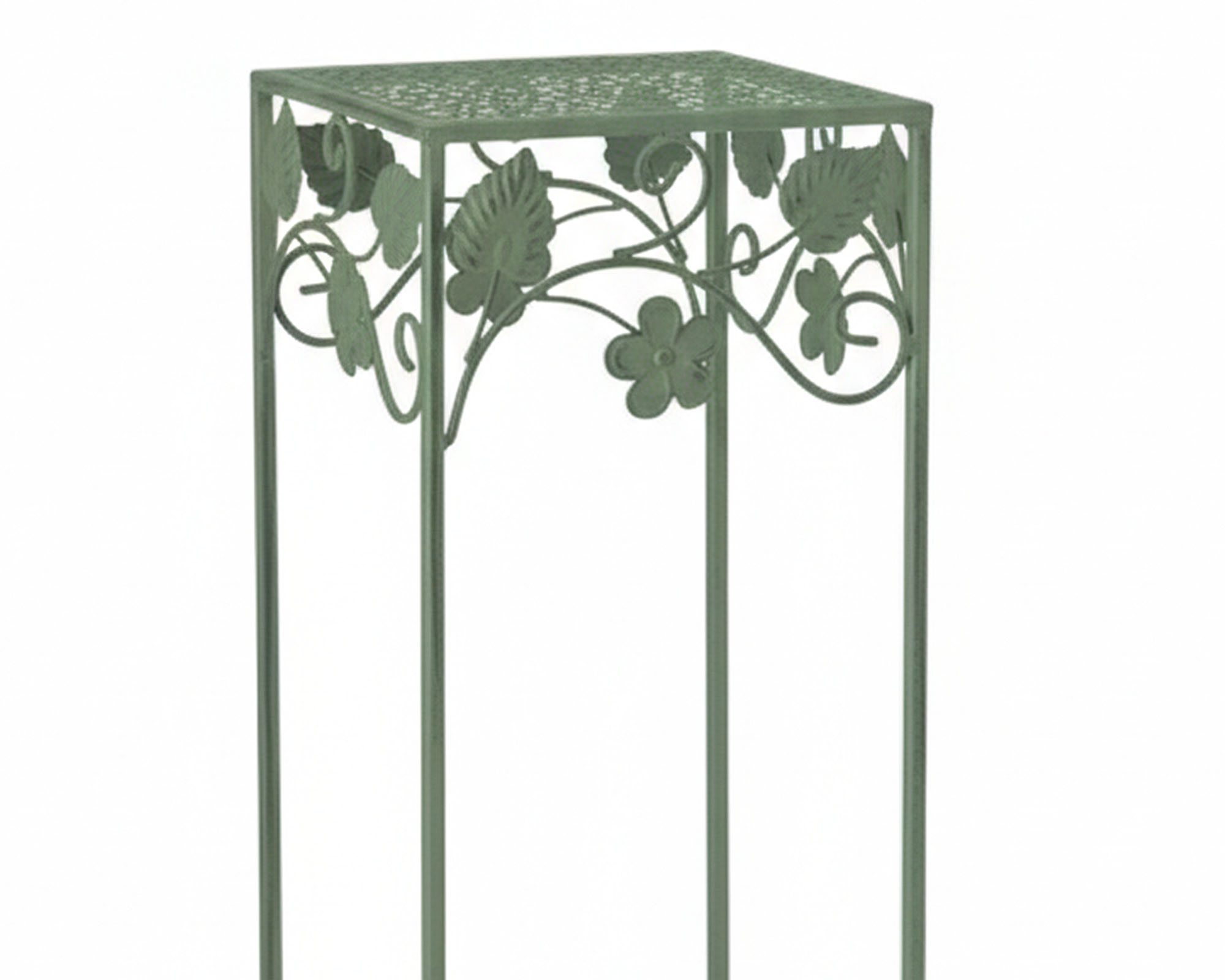 Tavolino Quadrato M Verde 23x23x60cm in Ferro - immagine 2