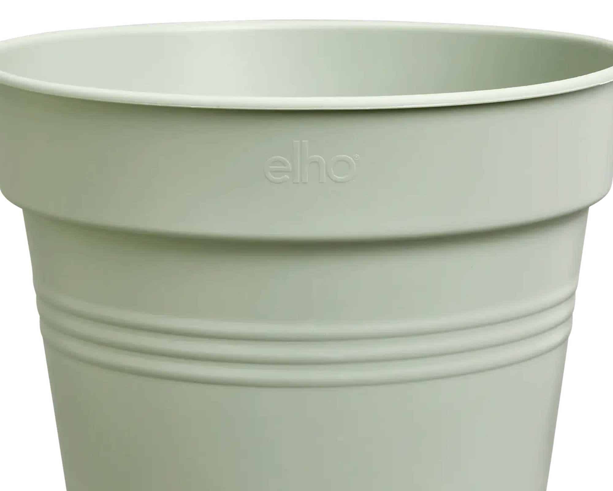 Vaso Green Basics Verde Pietra D19x17cm in Plastica Riciclata - Elho - immagine 5