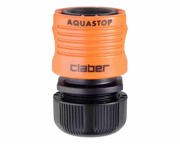 Raccordo 1/2” Aquastop Blister in Plastica – Claber