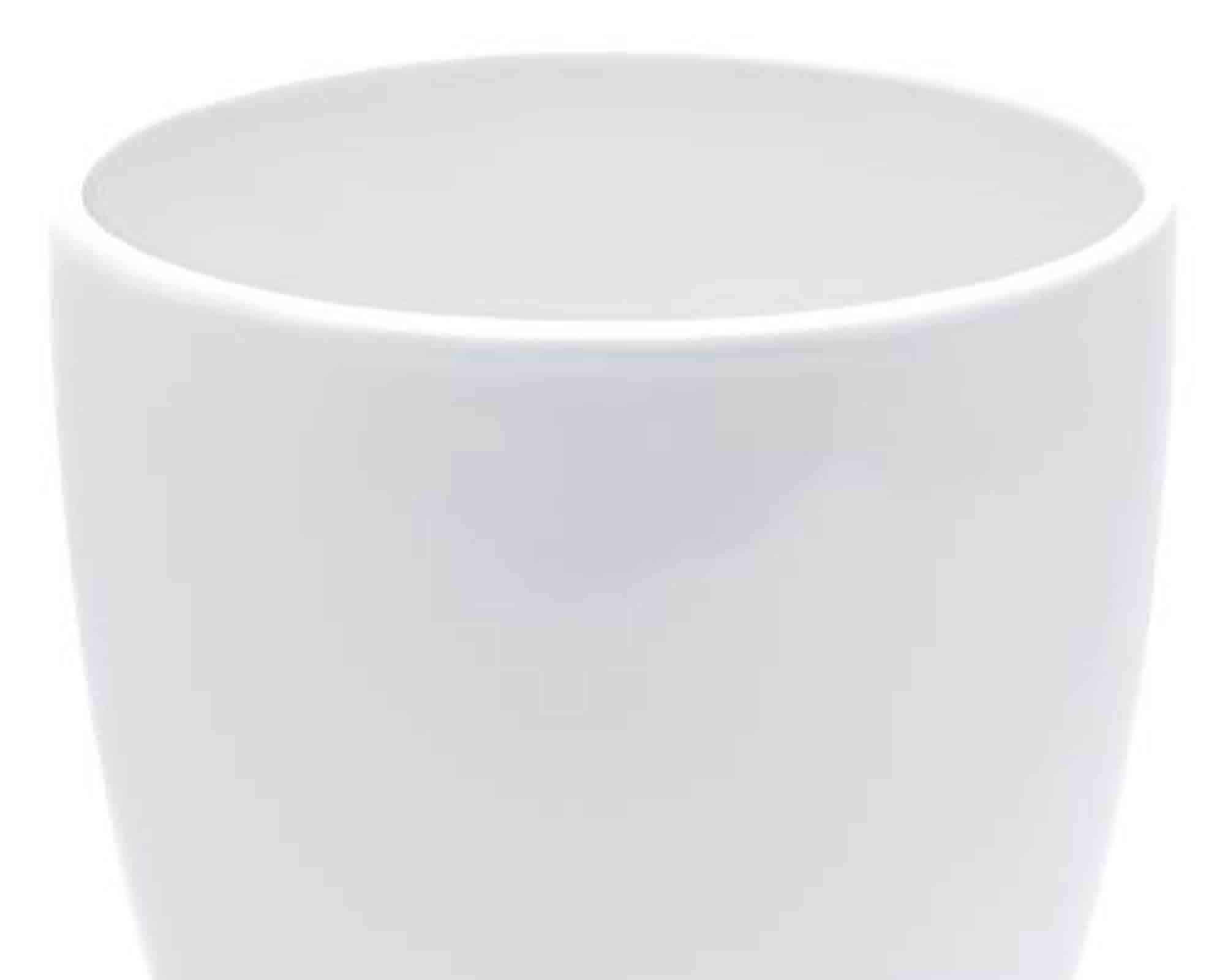 Vaso Caspo Semplice e Pratico Bianco D13x14cm in Ceramica - immagine 2