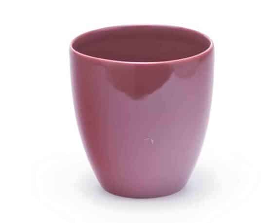 Vaso Caspo Semplice e Pratico Prugna D13x14cm in Ceramica