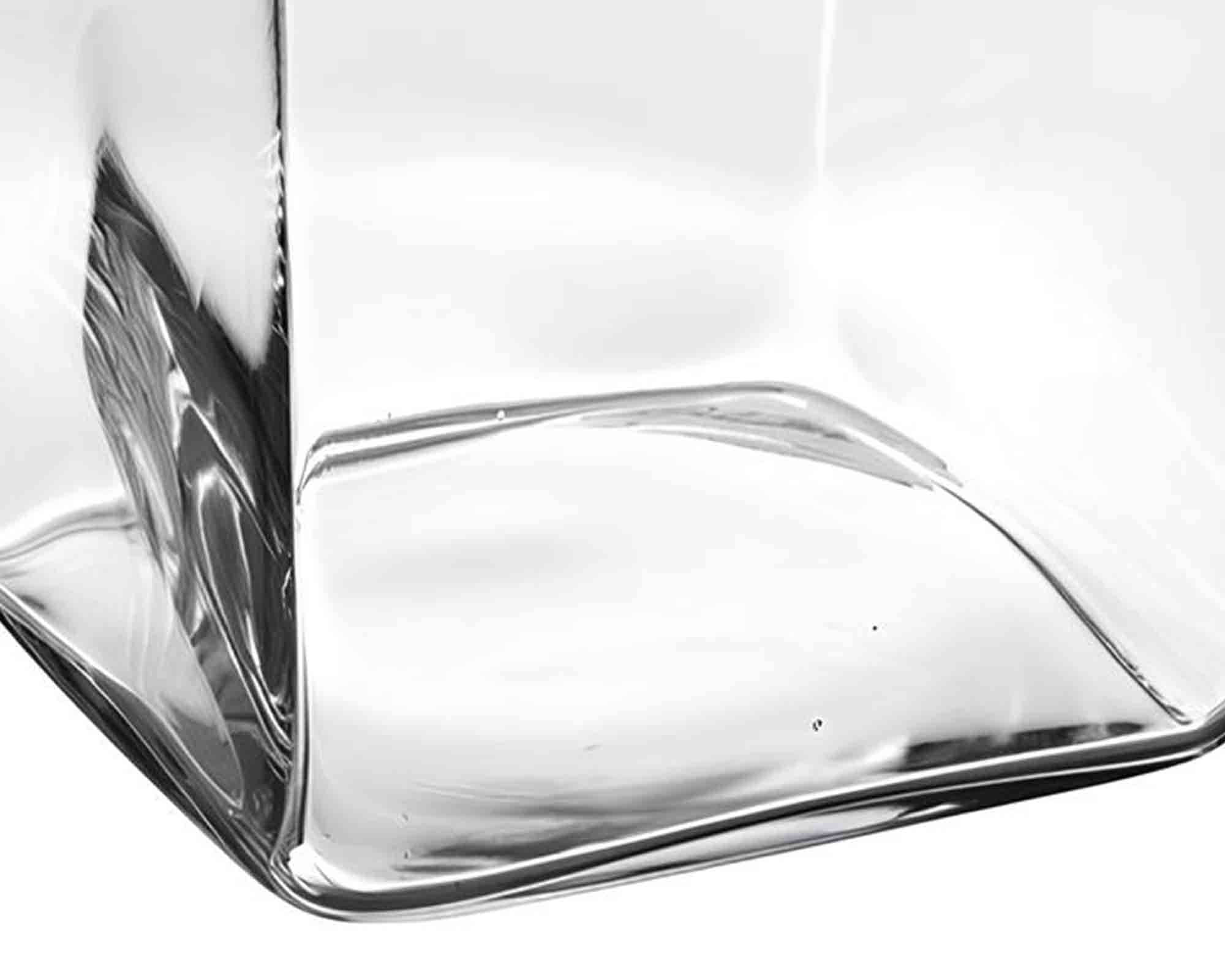 Vaso Quadrato Versatile, Pratica e Resistente D20x20x30cm in Vetro - immagine 2