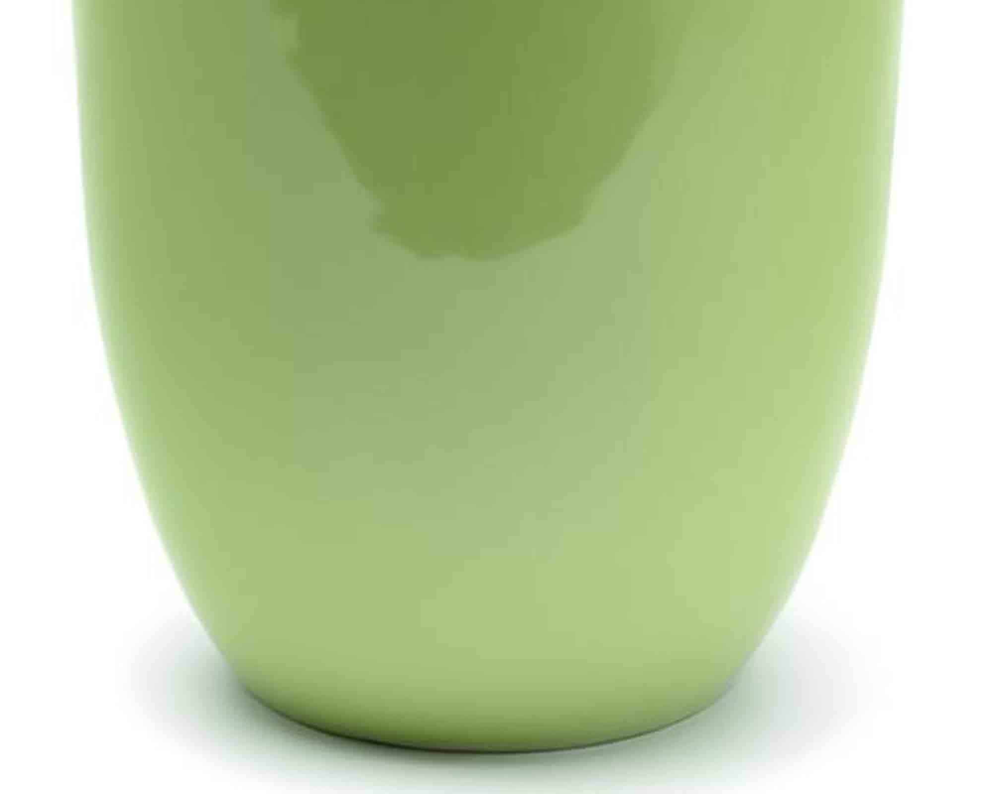 Vaso Caspo Semplice e Pratico Verde Mela D13x14cm in Ceramica - immagine 2