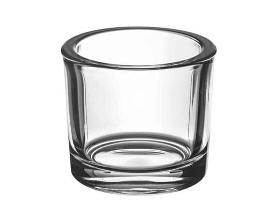 Vaso Cilindrico Versatile, Pratica e Resistente D12x12cm in Vetro