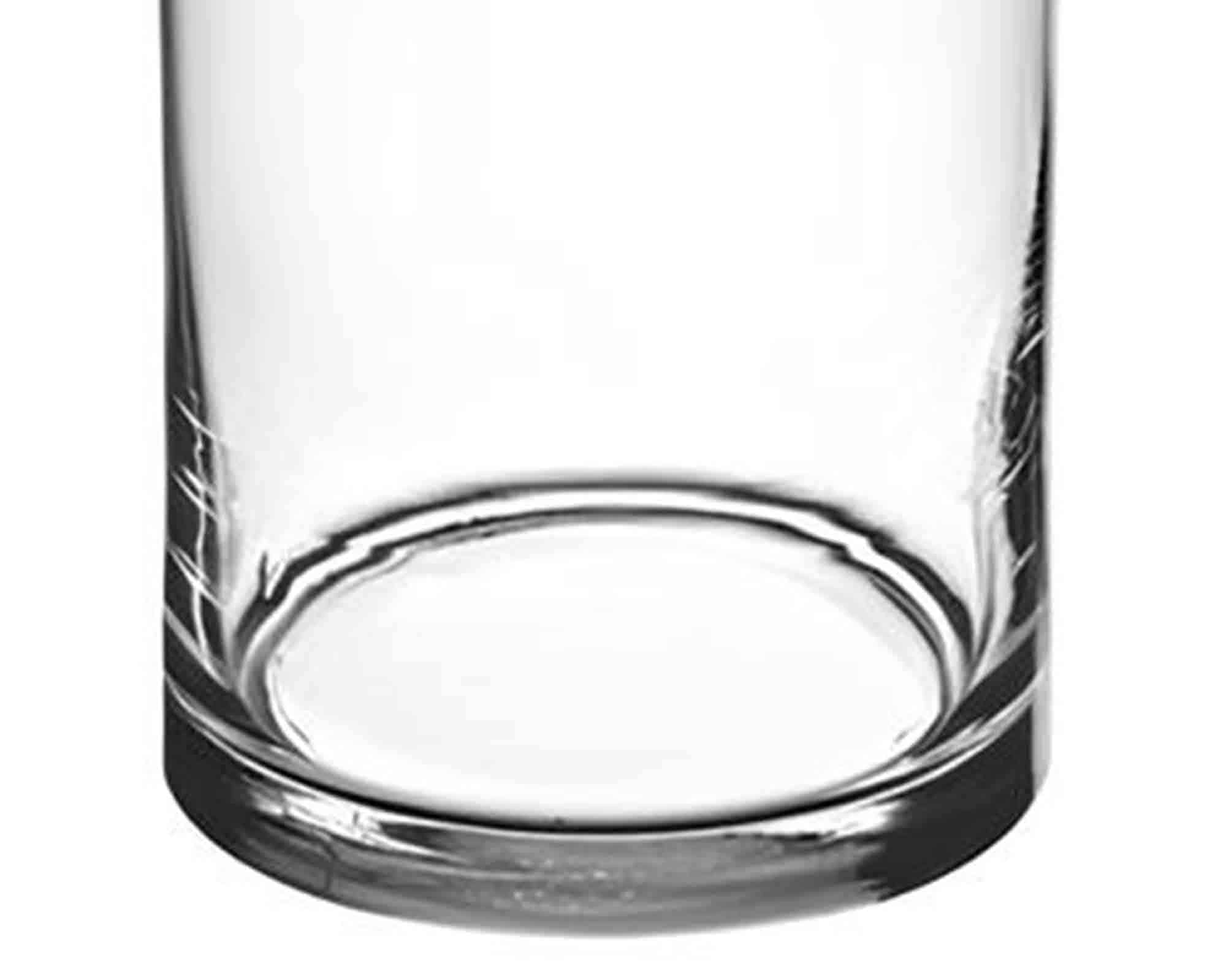 Vaso Cilindrico Basso Versatile, Pratica e Resistente D8x15cm in Vetro - immagine 2