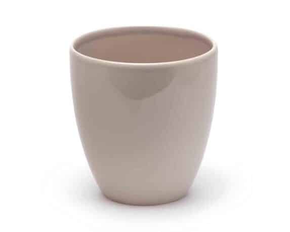 Cachepot Rigato Semplice e Pratico Assortiti D13x14cm in Ceramica