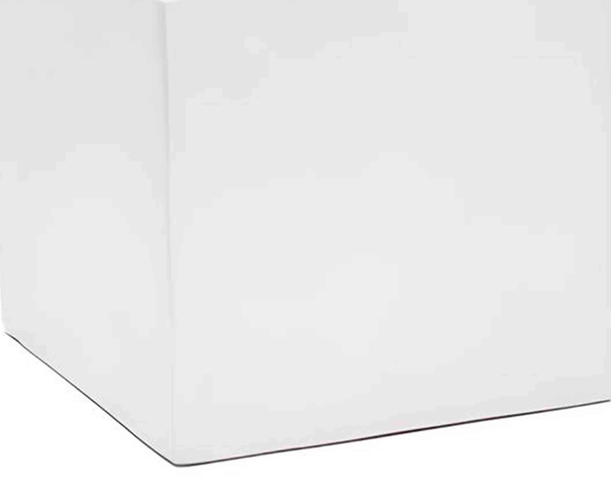 Cachepot Quadrato Semplice e Resistente Bianco 13x13x13cm in Ceramica - immagine 2