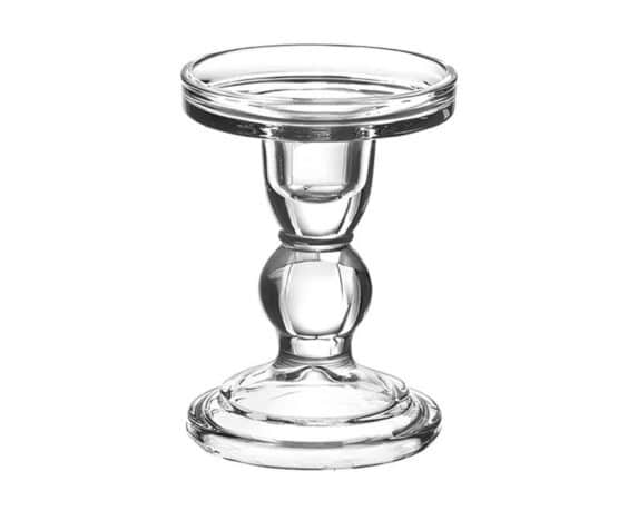 Portacandela Moderno e Elegante D8,5x11cm in Vetro