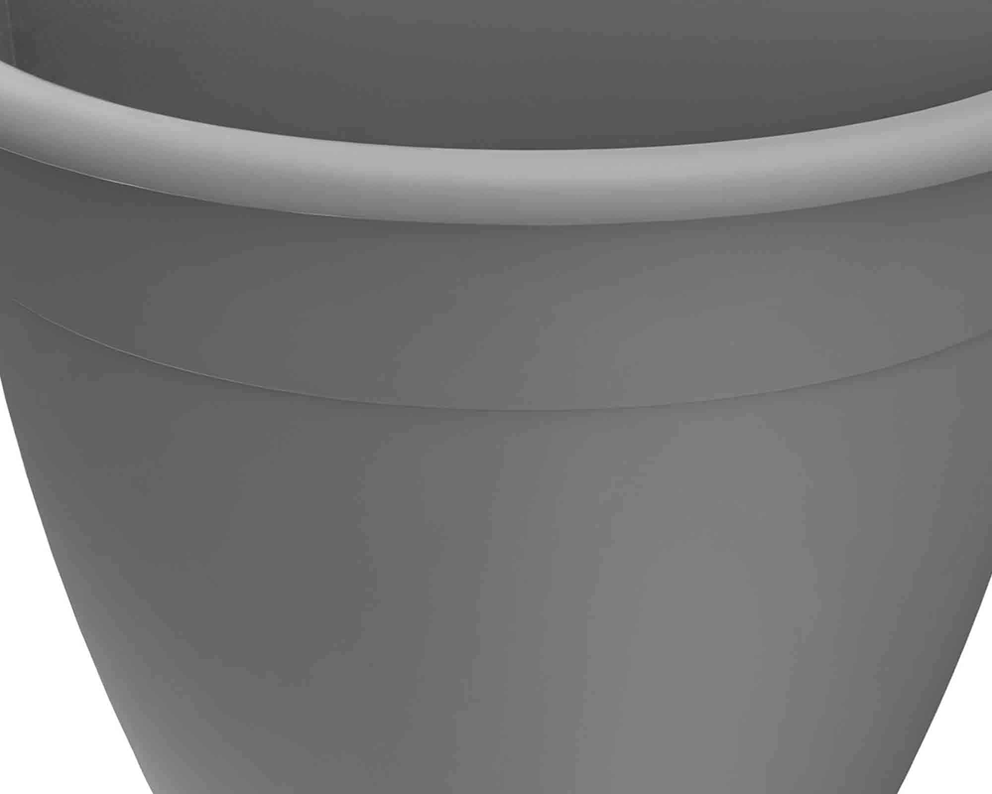 Vaso Gerla Iniez Charlotte Smoke 30x15cm in Plastica - immagine 2