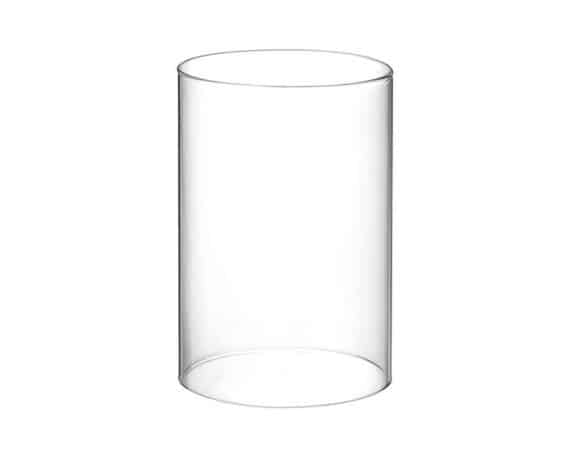 Parafiamma Moderno e Elegante D7x15cm in Vetro