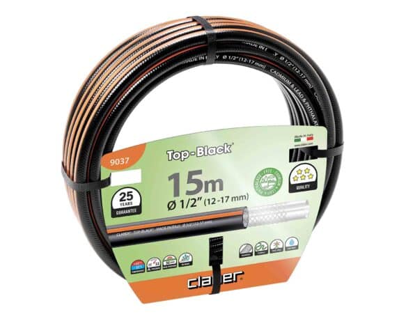 Tubo Irrigazione Top Black 1/2″mm 15metri – Claber