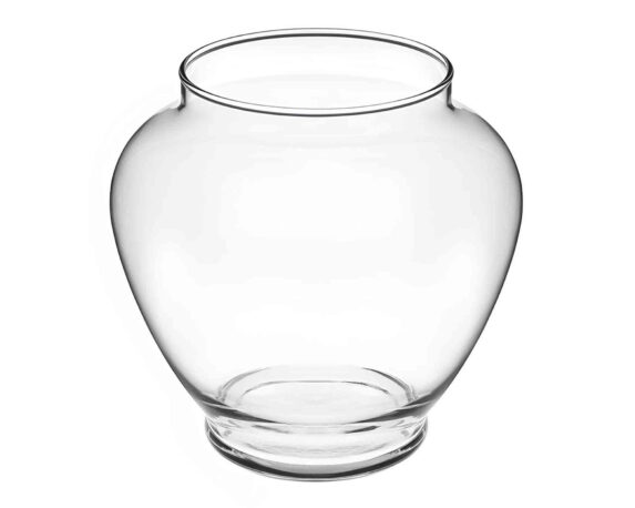 Vaso a Capsula Abbinabile Versatile e Resistente D19x30cm in Vetro