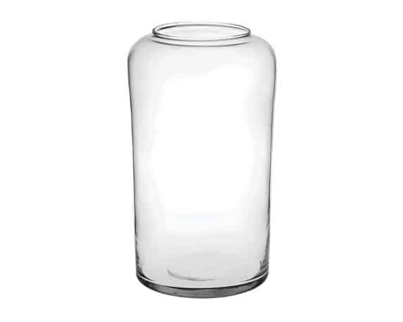 Vaso Versatile, Pratica e Resistente D12x21cm in Vetro